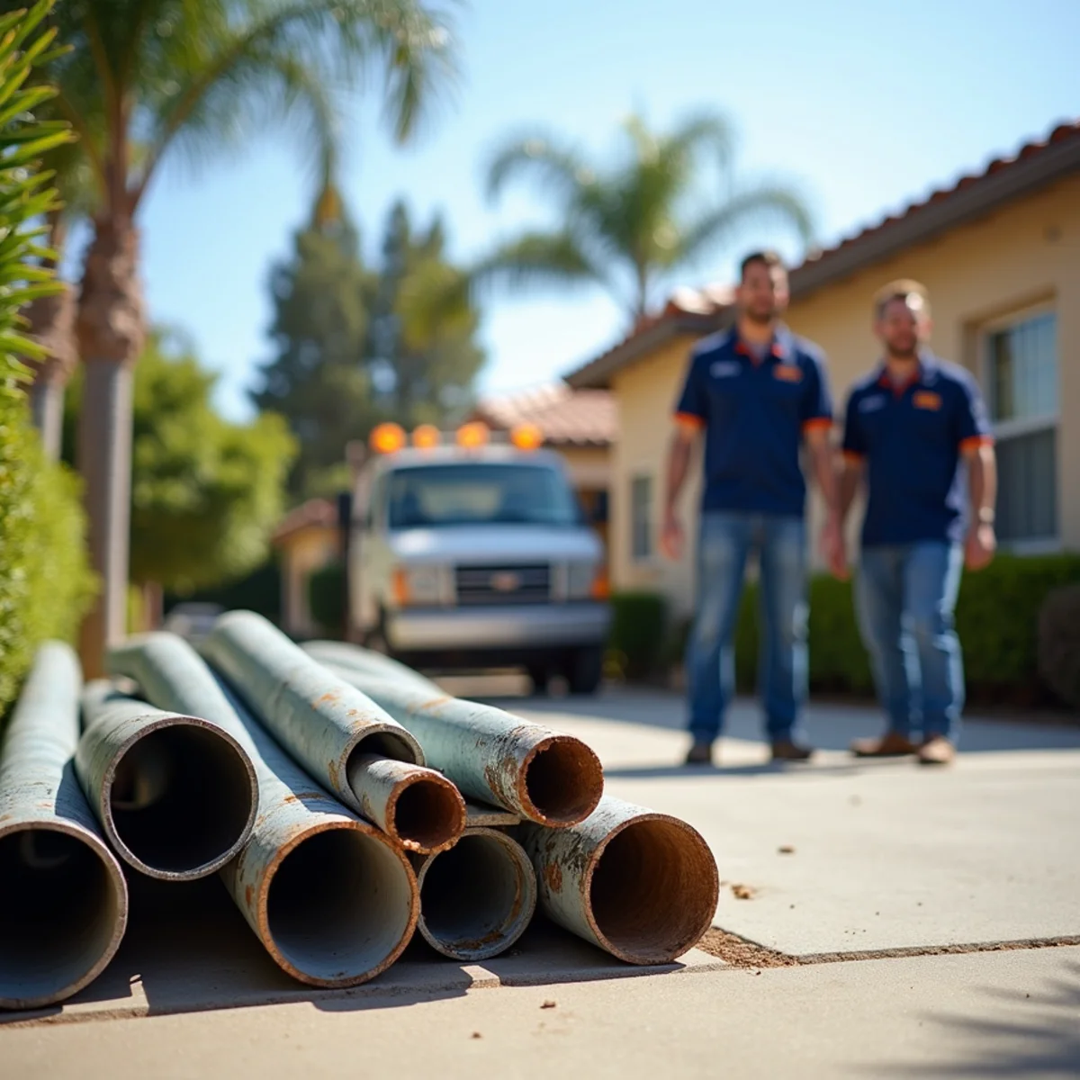 Corroded galvanized supply pipe removed during a Spring Valley repipe