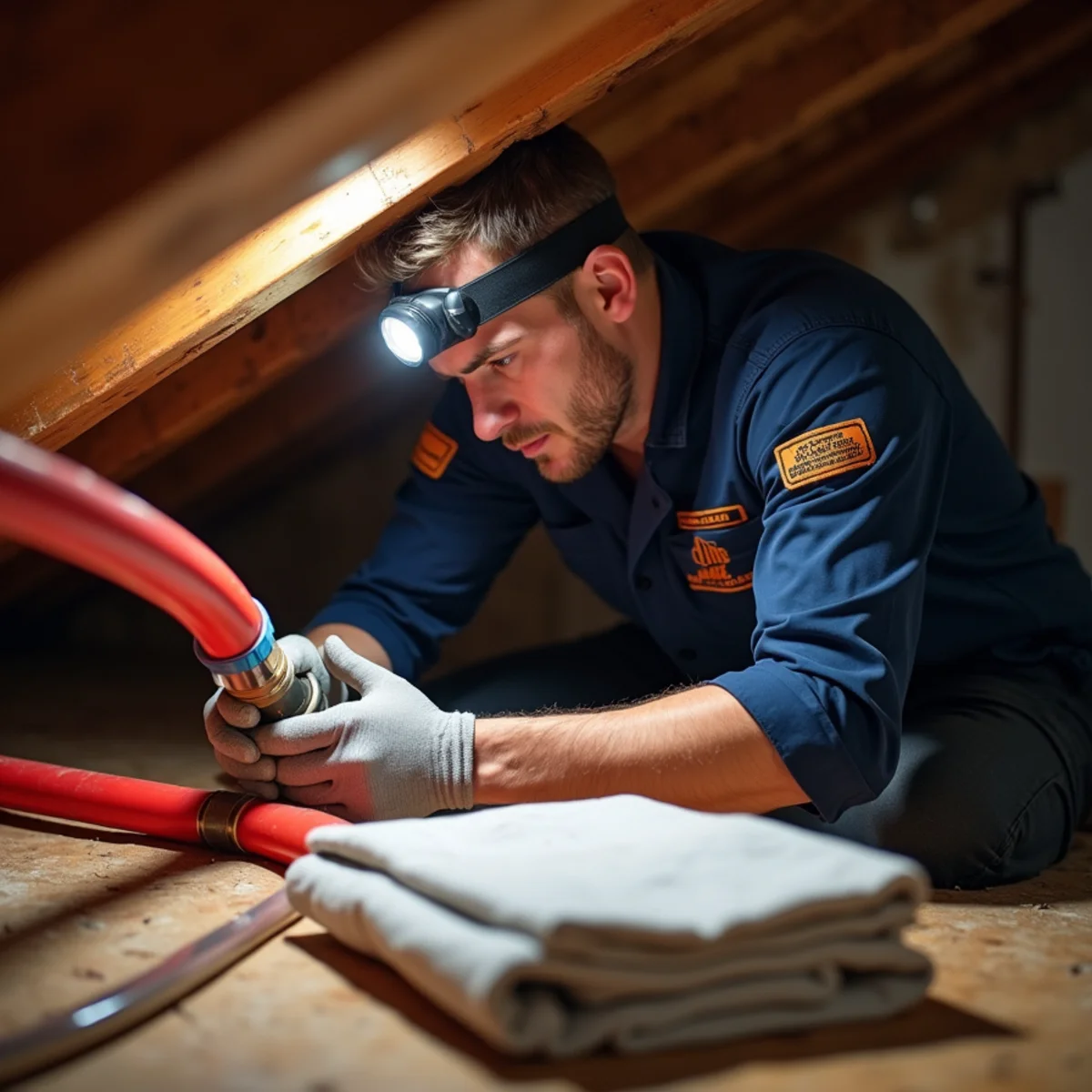 Slab Leak Repair in action on a South Bay home by South Bay Pro Plumbing crew