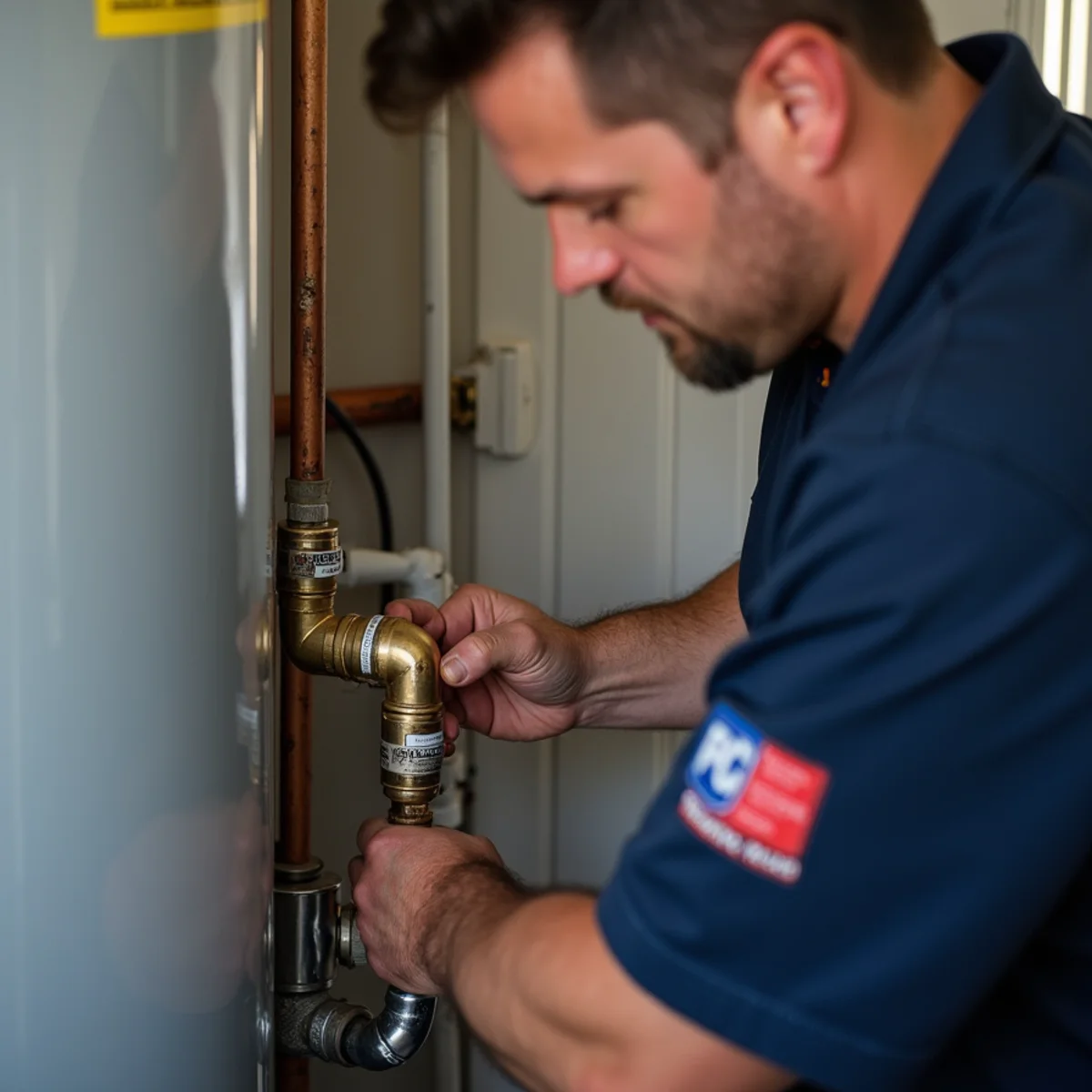 Water Heaters in action on a South Bay home by South Bay Pro Plumbing crew